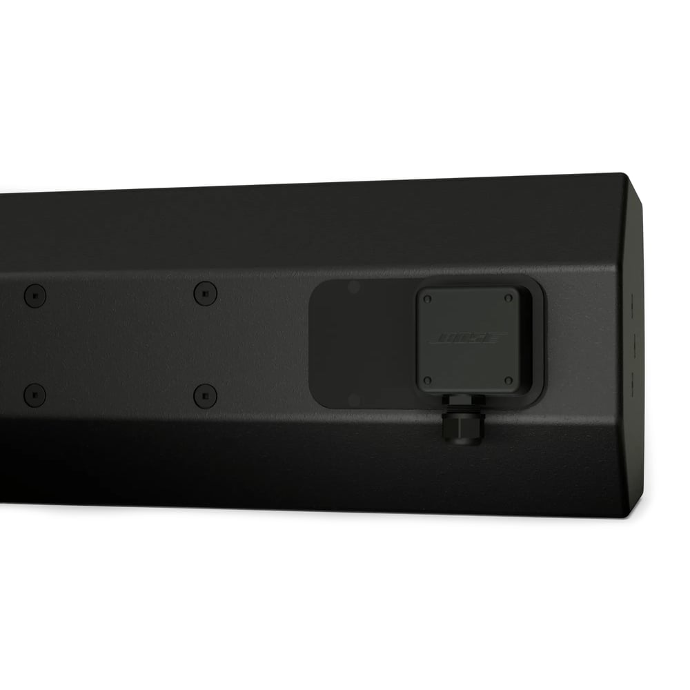 Bose AMU108-120 black angled view showing rotatable horn