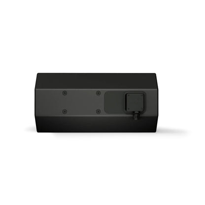 Bose AMU108-120 black installed outdoors on a wall bracket