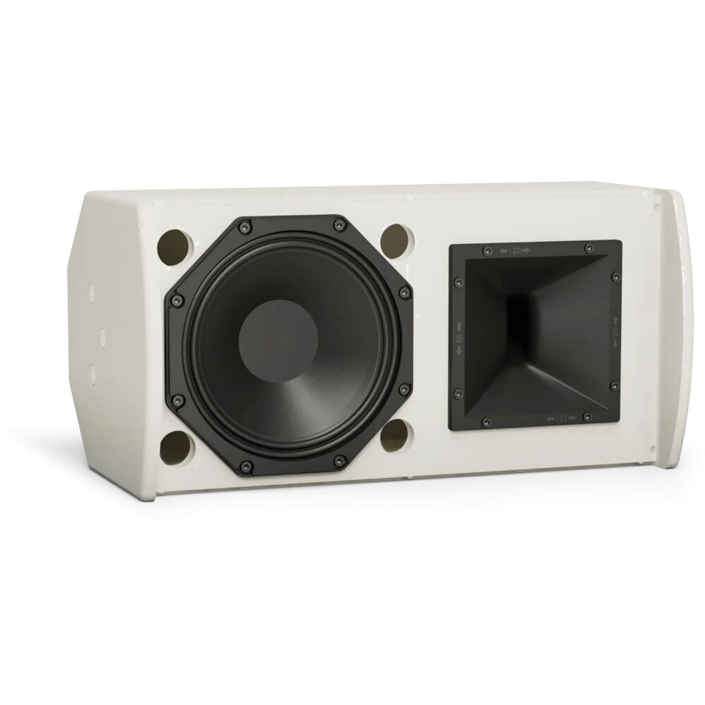 Bose AMU108-120 white angled view showing rotatable horn