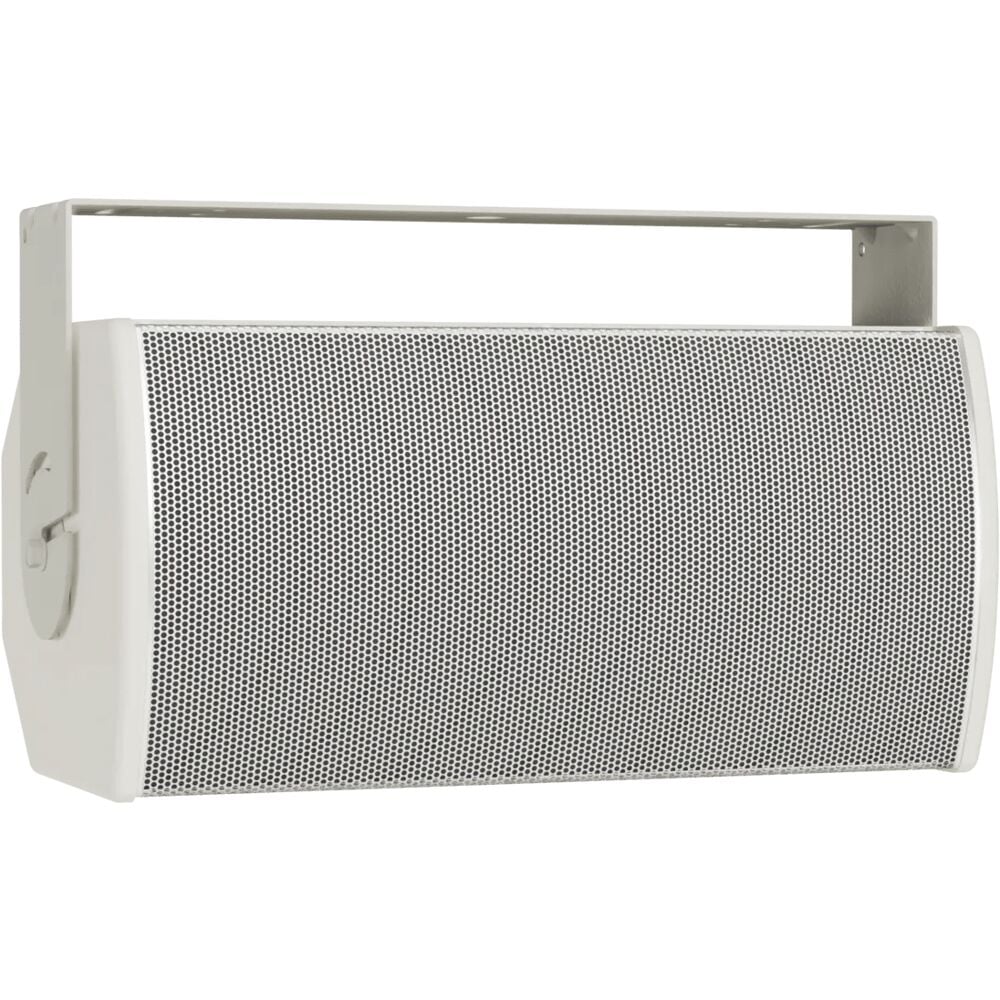 Bose AMU108-120 white close up of LF8 woofer and horn
