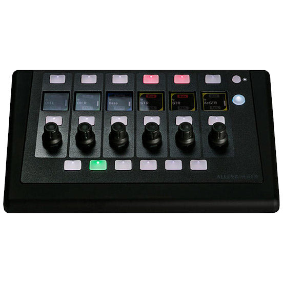 Allen & Heath IP6 remote controller with six rotary encoders