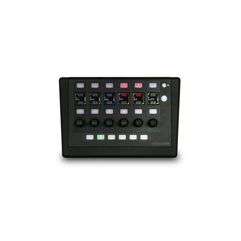 Allen & Heath IP6 remote controller with six rotary encoders, view 3