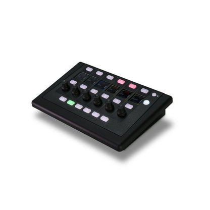Allen & Heath IP6 remote controller with six rotary encoders, view 2
