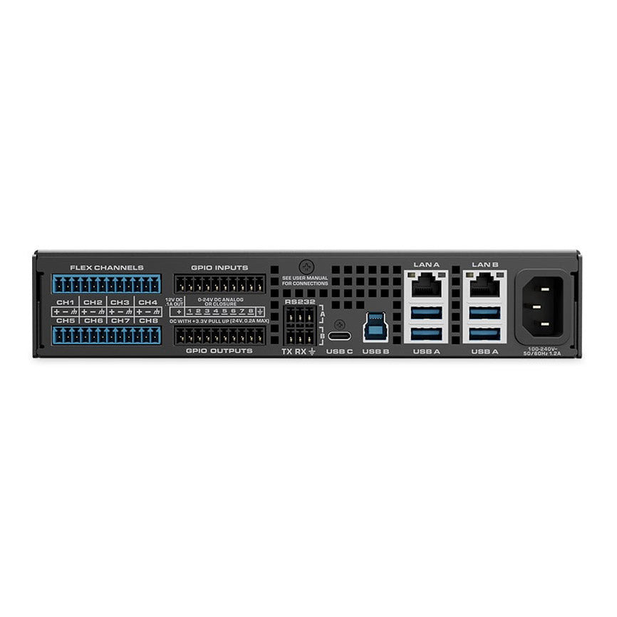 Q-SYS Core 8 Flex: Network and Analog I/O Processor, view 4