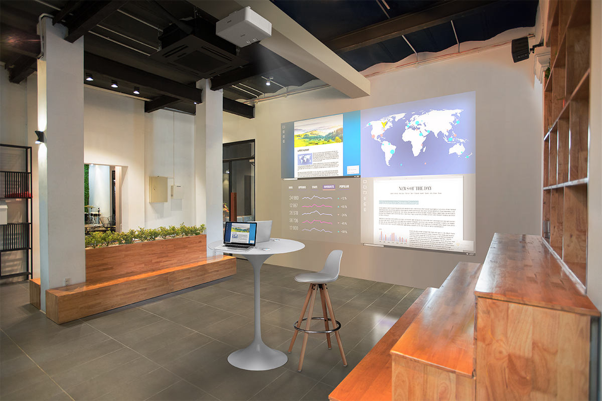 Epson EB-L530U: 5,200 Lumens WUXGA 3LCD Laser Projector for Meeting Rooms and Classrooms, view 3