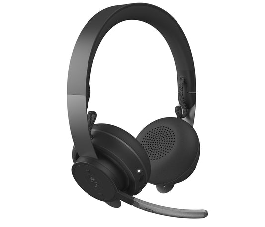 Logitech Zone Wireless Plus Headset (Graphite): 2.4GHz and Bluetooth Wireless Business Headset