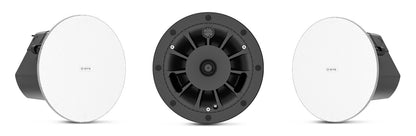 Q-SYS AD-C4T-ZB: AcousticDesign 4.5 inch Two-Way Ceiling Speaker, Zero Bezel, White