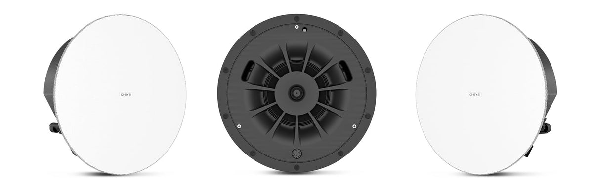 Q-SYS AD-C6T-LPZB: 6.5 inch 2-Way Ceiling Speaker