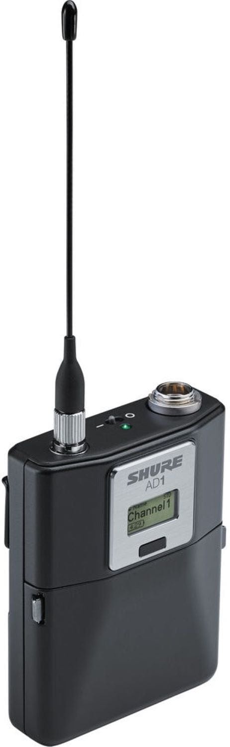 Shure AD1-G57 Axient Digital bodypack transmitter front view