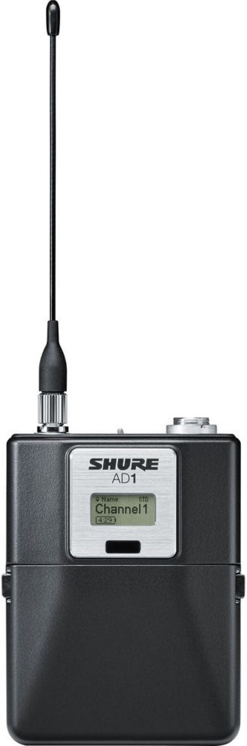Shure AD1-G57 bodypack transmitter battery compartment