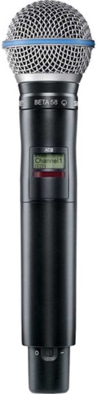 Shure AD2/B58A-G57 Axient Digital handheld wireless transmitter with Beta 58A supercardioid dynamic capsule