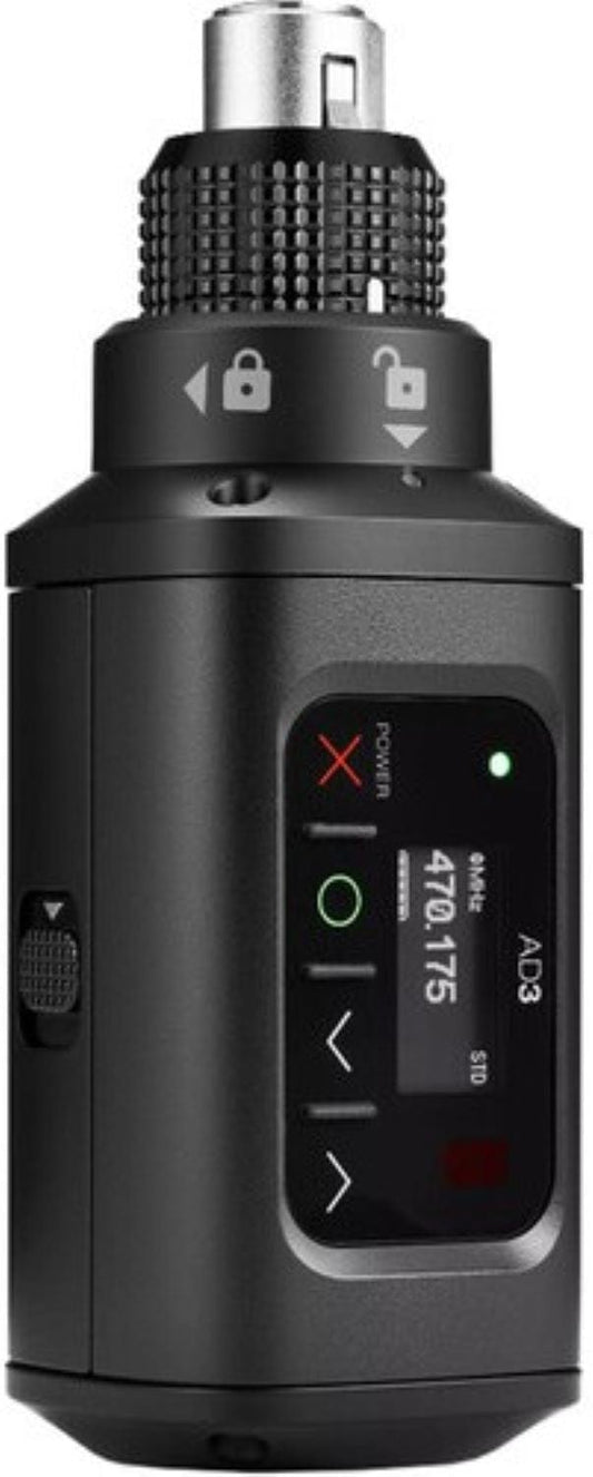 Shure Axient Digital AD3 plug-on wireless transmitter, main product view