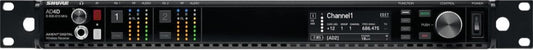 Shure AD4D-DC-A Axient Digital 2-channel receiver front panel with LCD display