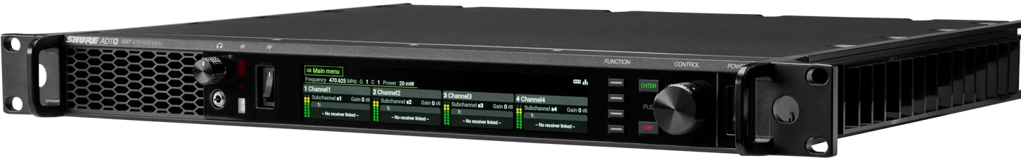 Shure ADTQ Axient Digital PSM Wireless Quad Transmitter - Frequency Band G57 (470-608 MHz)