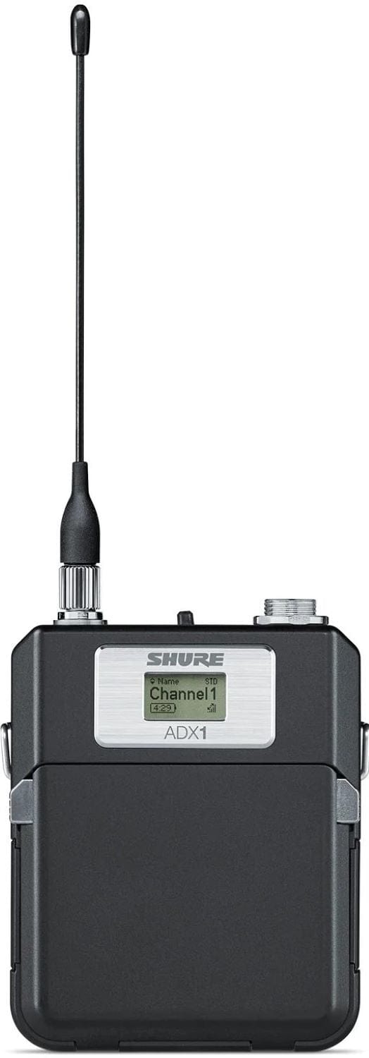 Shure ADX1-G57 Axient Digital bodypack transmitter front view