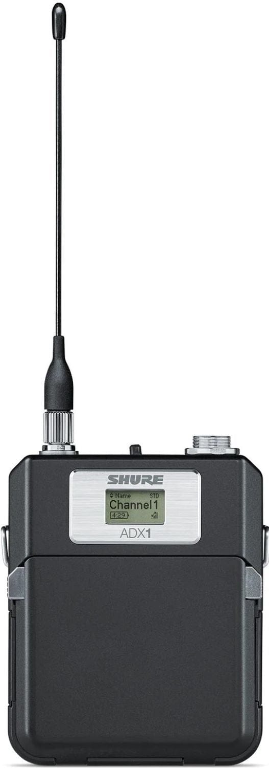 Shure ADX1-K54 Axient Digital bodypack transmitter front view