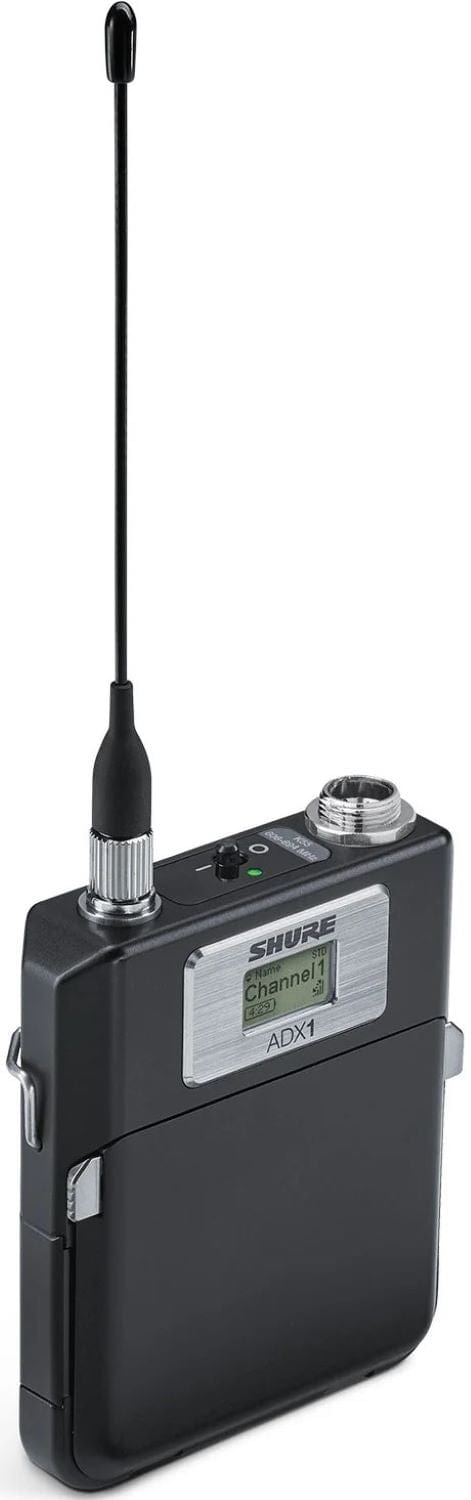 Shure ADX1-K54 bodypack transmitter belt clip and connector