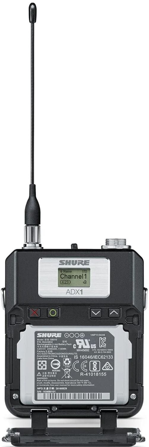 Shure Axient ADX1 Bodypack Transmitter - K54 Band
