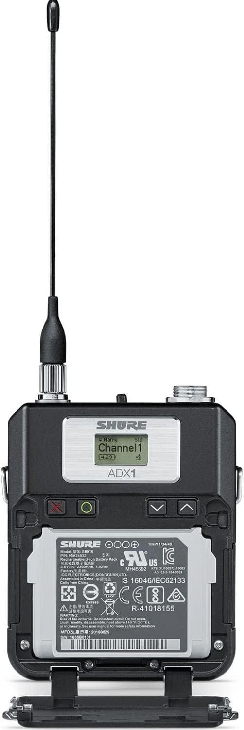Shure Axient ADX1 Bodypack Transmitter - X55 Band