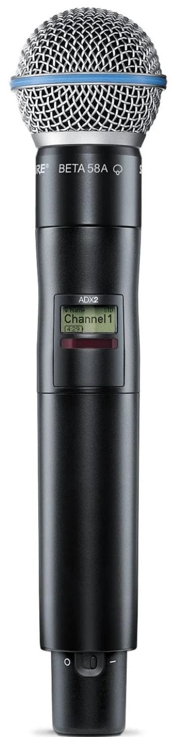 Shure ADX2/B58-K54 Axient Digital handheld transmitter with Beta 58A capsule