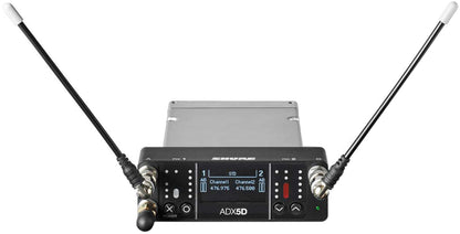 Shure ADX5D=-A Axient Digital Dual-Channel Portable Wireless Receiver - 470-636 MHz