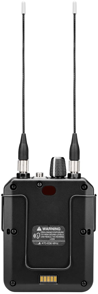 Shure ADXR Axient Digital PSM Wireless Bodypack Receiver - Frequency Band A (470-636 MHz)