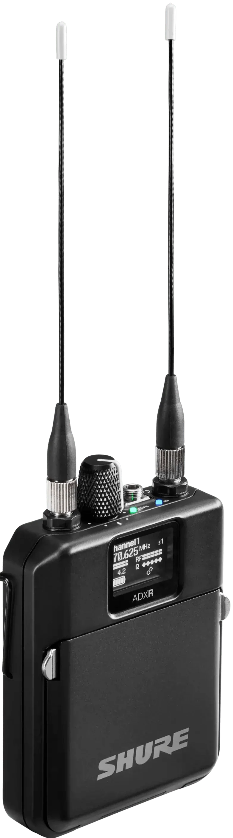 Shure ADXR Axient Digital PSM bodypack receiver, additional product photo 2