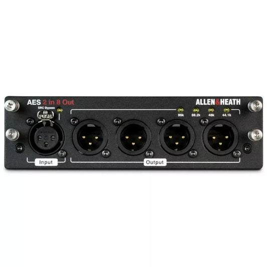 Allen & Heath AH-M-DL-AES2I8O-A AES3 module with 2 inputs and 8 outputs