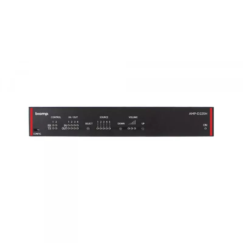 Biamp AMP-D225H 2 Channel 25 W Half Rack Power Amplifier