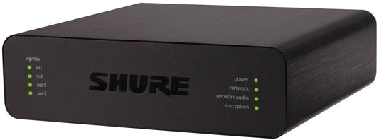 Shure ANI22 two channel Dante audio network interface, main product view