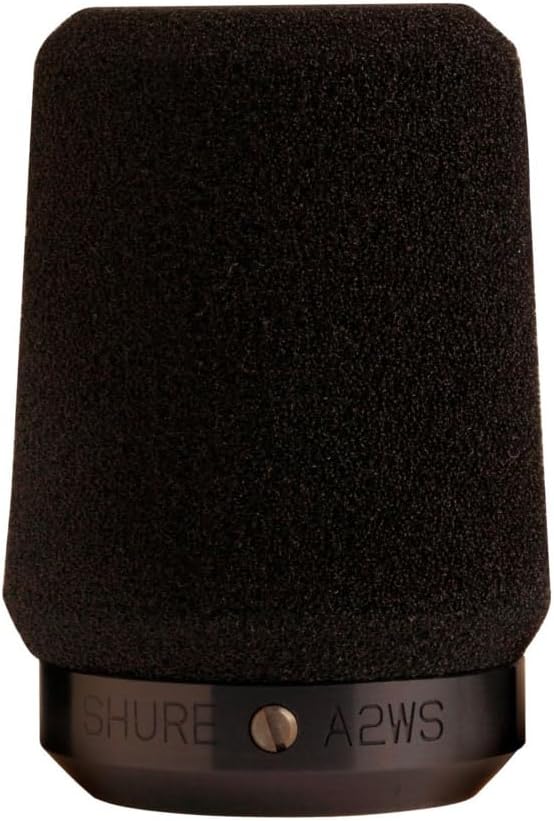 Shure A2WS locking foam windscreen for SM57 microphone