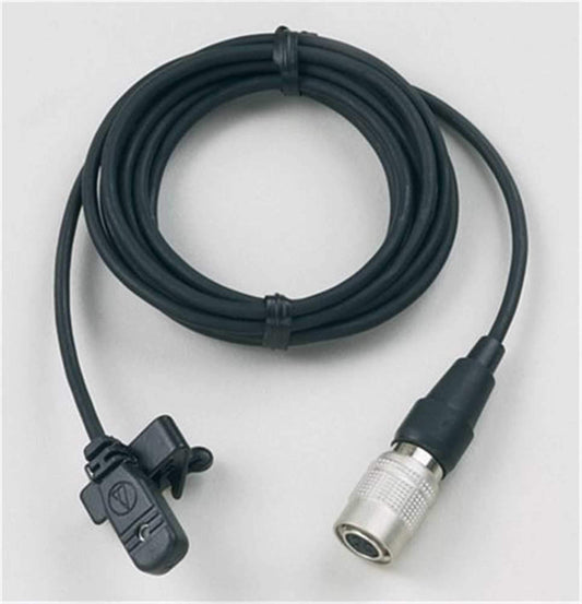 Audio-Technica AT-MT830-CW MT-830-CW Black Lavalier Microphone product photo