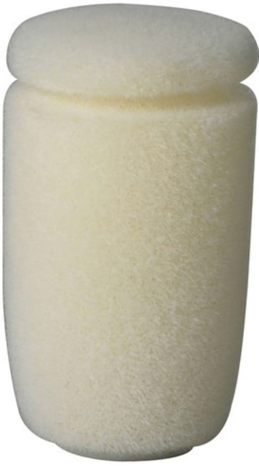 Audio-Technica AT8109WH Small 2-Stage Foam Windscreen, White product photo