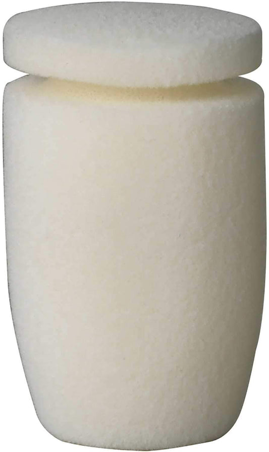 Audio-Technica AT8153-WH White 2-Stage Foam Windscreen product photo