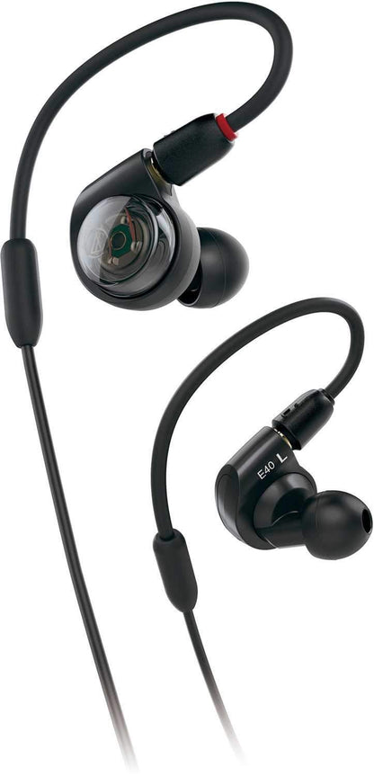Audio-Technica ATH-E40 Monitor Earphones product photo