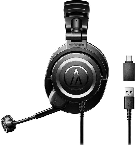 Audio-Technica ATH-M50XSTS-USB USB Streamset Headset with ATH-M50X Headphones / 20 Series Microphone product photo