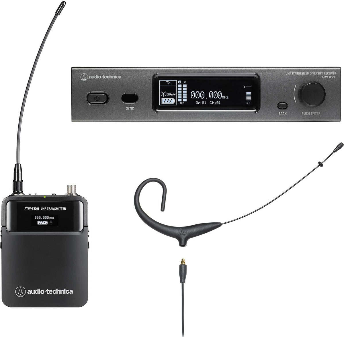 Audio-Technica ATW-3211N892XDE2 NET 3000 SER BP with BP892XCH 470-530 product photo