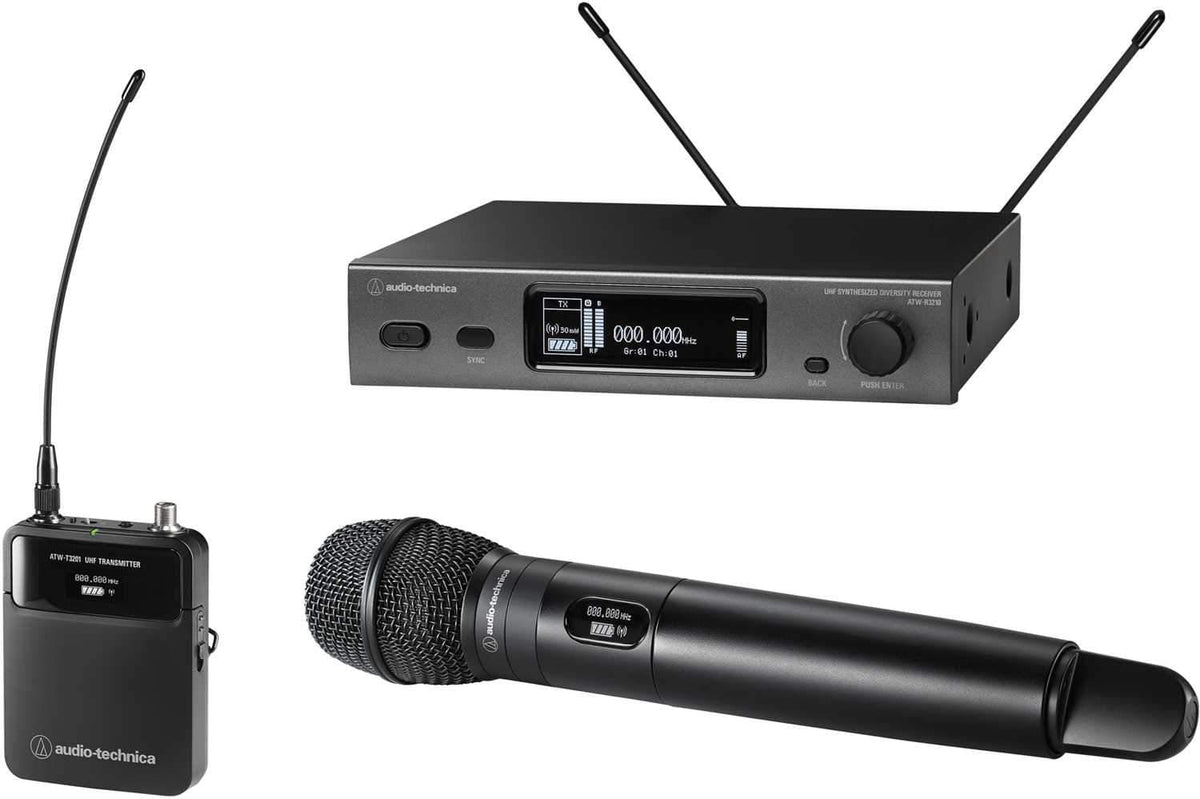 Audio-Technica ATW-3212-C510DE2 ATW-3212/C510 3000 Series Wireless Handheld Microphone DE2 product photo