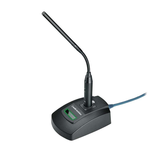 Audio-Technica ATND8677a Dante Gooseneck Desk Base with AES67 product photo