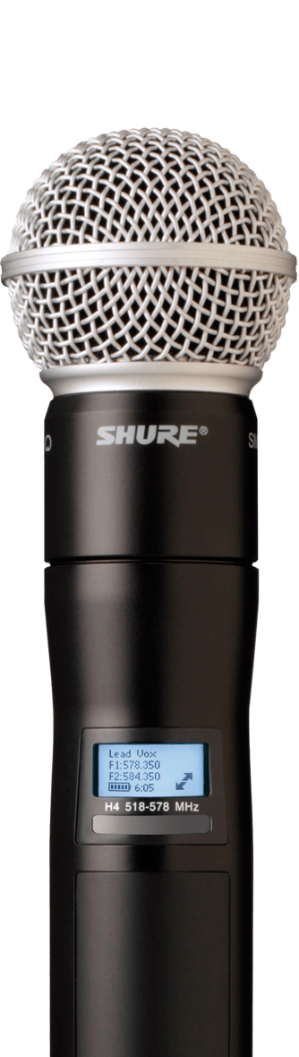 Shure AXT200/SM50 Wireless Handheld Transmitter G1 Frequency UHF 470-530 Mhz
