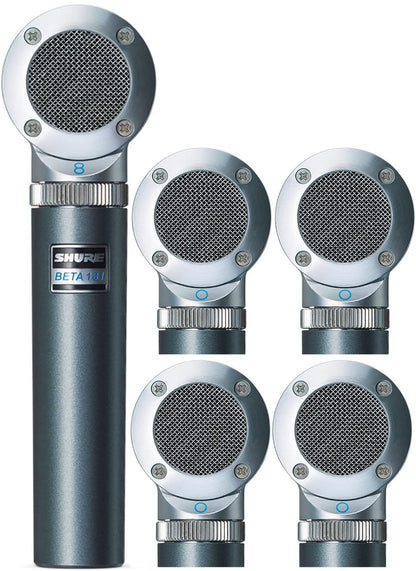Shure BETA-181/KIT Side-Address Instrument Microphone with 4x Interchangeable Capsules