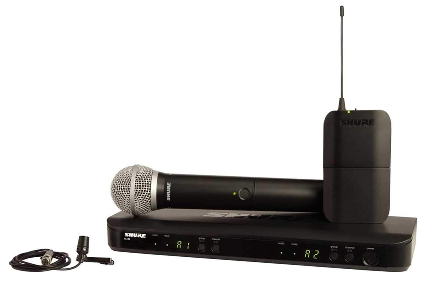 Shure BLX1288/CVL Combo Wireless Handheld Lav H10