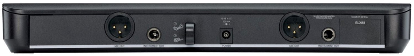 Shure BLX1288 Wireless Combo System with SM58 Handheld and MX153 Earset - H11 Band