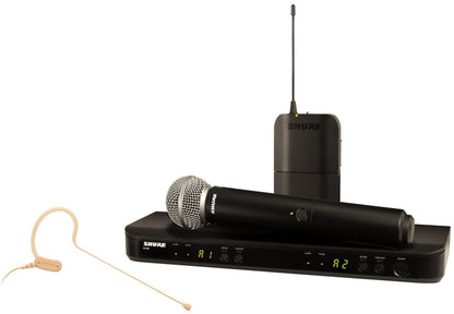 Shure BLX1288 Wireless Combo System with SM58 Handheld and MX153 Earset - H9 Band