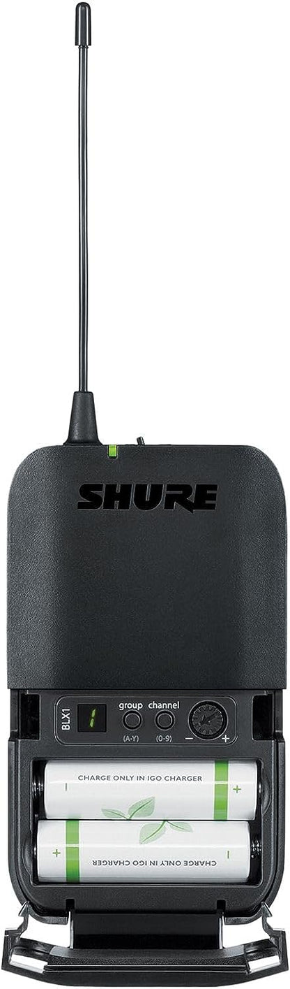 Shure BLX1288 Wireless Combo System with PG58 Handheld and PGA31 Headset - H11 Band