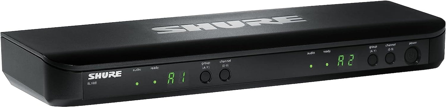 Shure BLX1288 Wireless Combo System with PG58 Handheld and PGA31 Headset - J11 Band