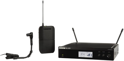 Shure BLX14R Wireless Rack-mount Instrument System with Beta 98H/C Clip-on Gooseneck Microphone - H11 Band
