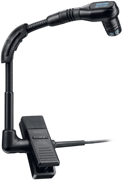 Shure BLX14R Wireless Rack-mount Instrument System with Beta 98H/C Clip-on Gooseneck Microphone - H11 Band