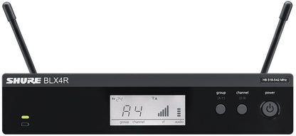 Shure BLX14R Wireless Rack-mount Instrument System with Beta 98H/C Clip-on Gooseneck Microphone - H11 Band