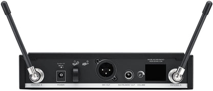 Shure BLX14R Wireless Rack-mount Instrument System with Beta 98H/C Clip-on Gooseneck Microphone - H11 Band